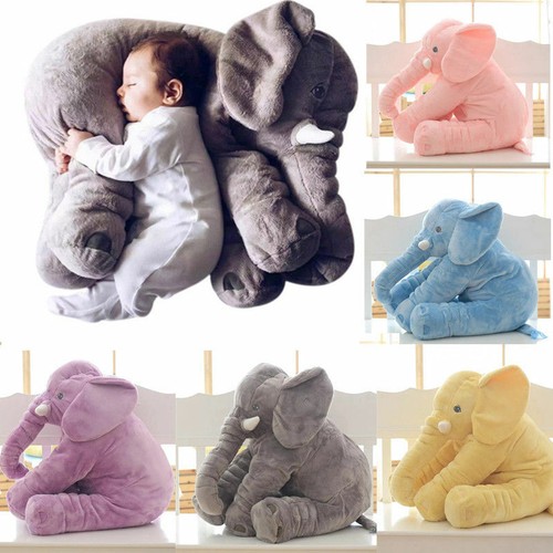 stuffed elephant pillow